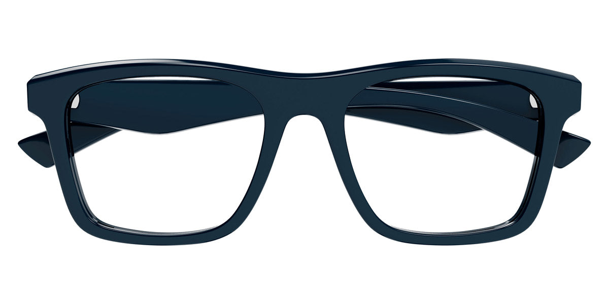 Alexander McQueen® AM0475O AMQ AM0475O 008 54 - 008 Blue Eyeglasses