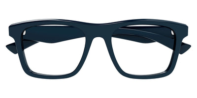 Alexander McQueen® AM0475O AMQ AM0475O 008 54 - 008 Blue Eyeglasses