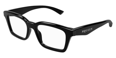 Alexander McQueen® AM0476O AMQ AM0476O 001 53 - 001 Black Eyeglasses