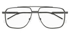 Alexander McQueen® AM0480O AMQ AM0480O 003 57 - 003 Gunmetal Eyeglasses