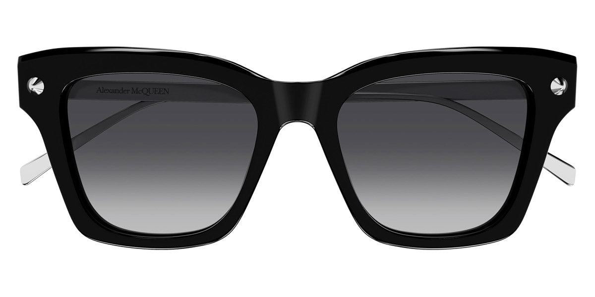 Alexander McQueen® AM0483S AMQ AM0483S 001 52 - 001 Black / Grey Sunglasses