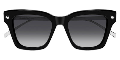 Alexander McQueen® AM0483S AMQ AM0483S 001 52 - 001 Black / Grey Sunglasses