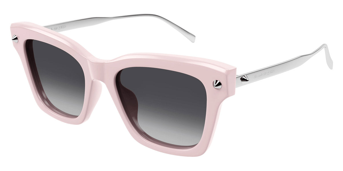 Alexander McQueen® AM0483S AMQ AM0483S 005 52 - 005 Pink / Grey Sunglasses