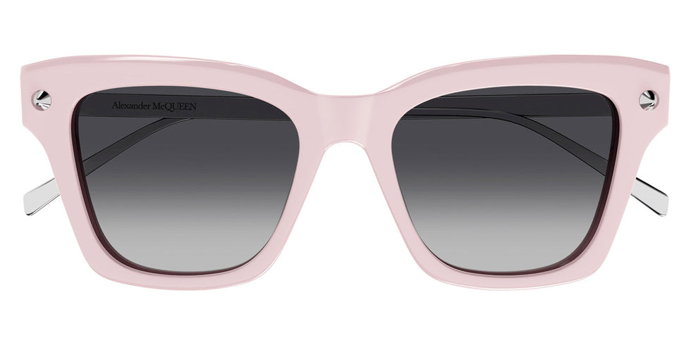 Alexander McQueen® AM0483S AMQ AM0483S 005 52 - 005 Pink / Grey Sunglasses