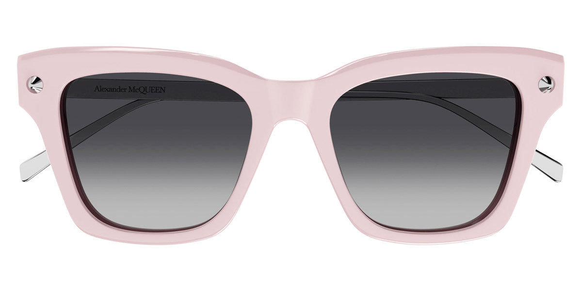 Alexander McQueen® AM0483S AMQ AM0483S 005 52 - 005 Pink / Grey Sunglasses