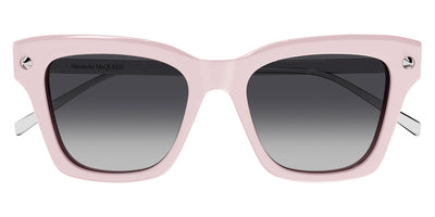 Alexander McQueen® AM0483S AMQ AM0483S 005 52 - 005 Pink / Grey Sunglasses