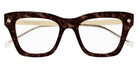 Alexander McQueen® AM0484O AMQ AM0484O 006 52 - 006 Havana Eyeglasses