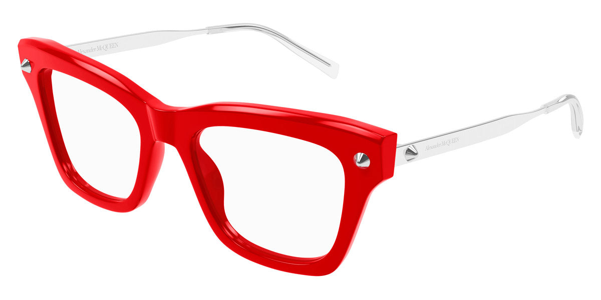 Alexander McQueen® AM0484O AMQ AM0484O 007 52 - 007 Red Eyeglasses