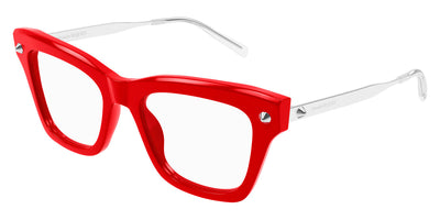 Alexander McQueen® AM0484O AMQ AM0484O 007 52 - 007 Red Eyeglasses