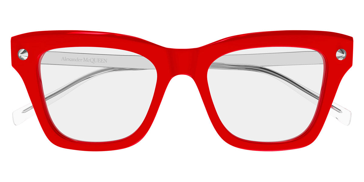 Alexander McQueen® AM0484O AMQ AM0484O 007 52 - 007 Red Eyeglasses