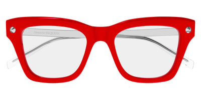 Alexander McQueen® AM0484O AMQ AM0484O 007 52 - 007 Red Eyeglasses