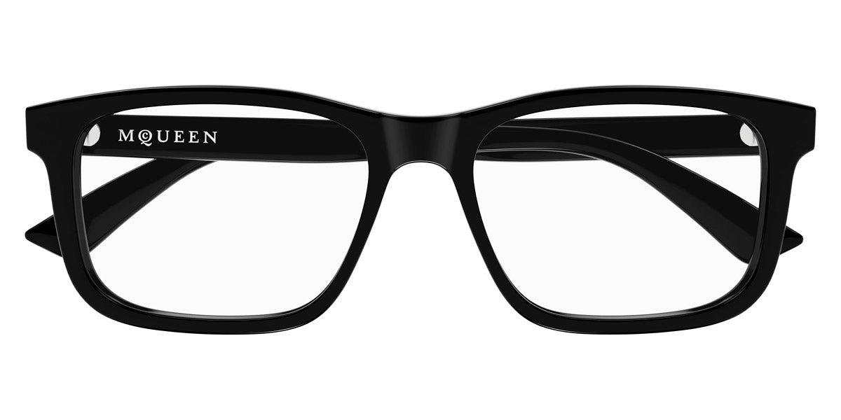 Alexander McQueen® AM0486O AMQ AM0486O 001 54 - 001 Black Eyeglasses