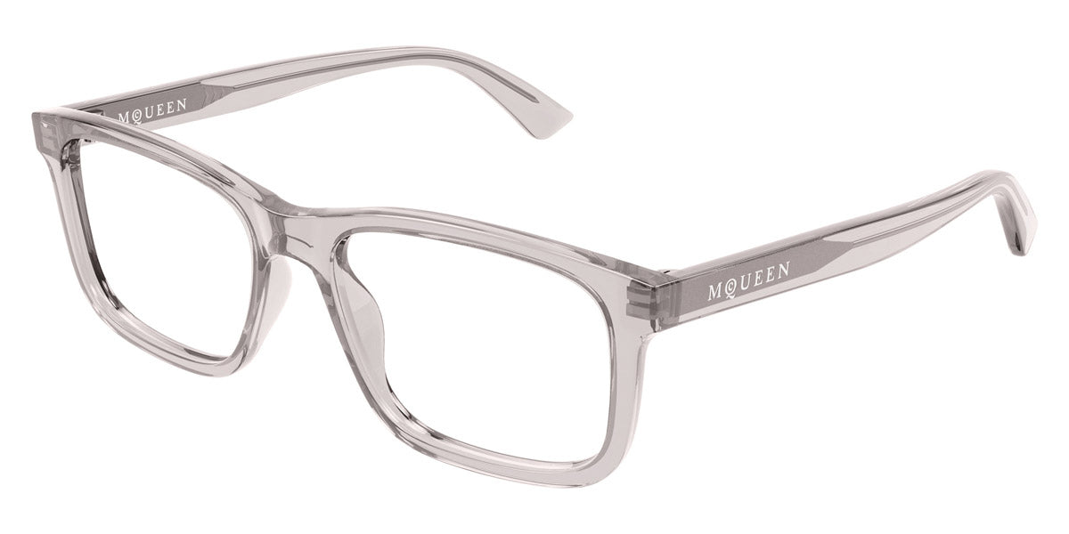 Alexander McQueen® AM0486O AMQ AM0486O 003 54 - 003 Grey Eyeglasses