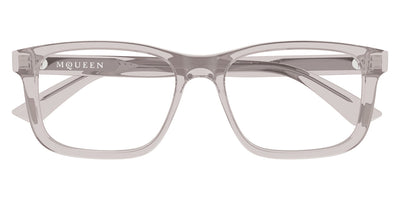 Alexander McQueen® AM0486O AMQ AM0486O 003 54 - 003 Grey Eyeglasses