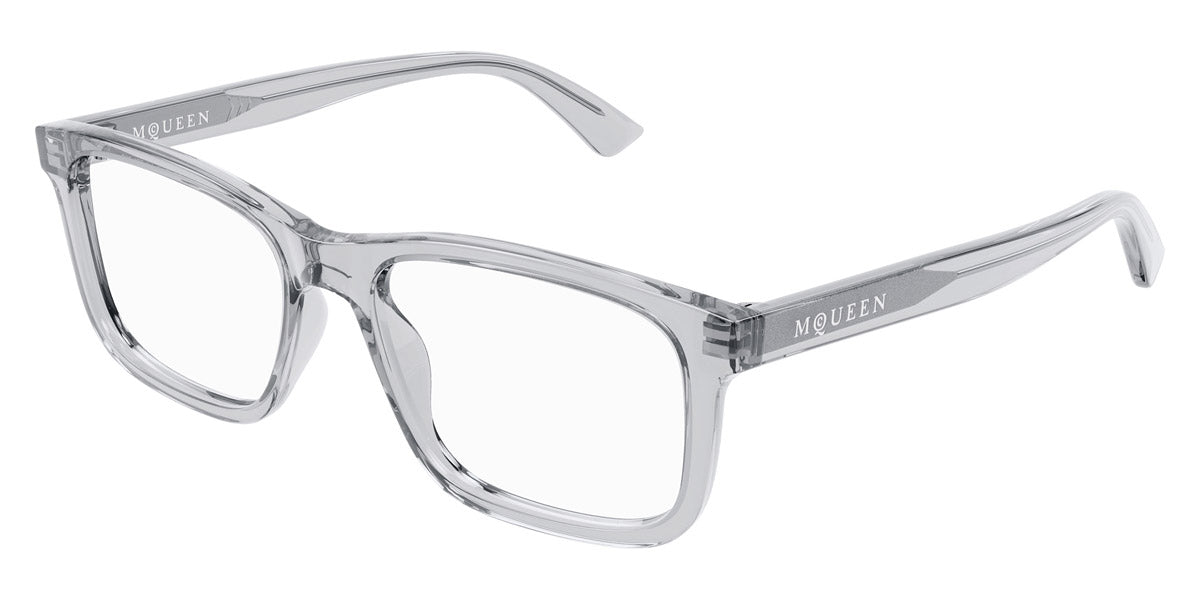 Alexander McQueen® AM0486O AMQ AM0486O 004 54 - 004 Light-Blue Eyeglasses