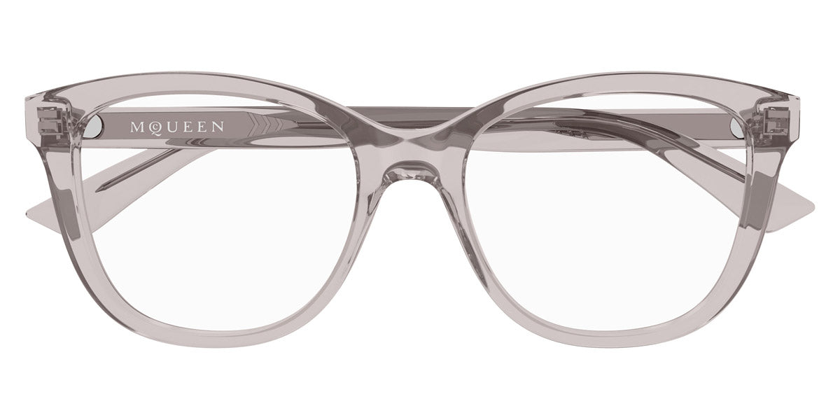 Alexander McQueen® AM0487O AMQ AM0487O 003 54 - 003 Grey Eyeglasses