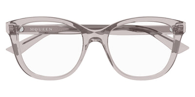 Alexander McQueen® AM0487O AMQ AM0487O 003 54 - 003 Grey Eyeglasses