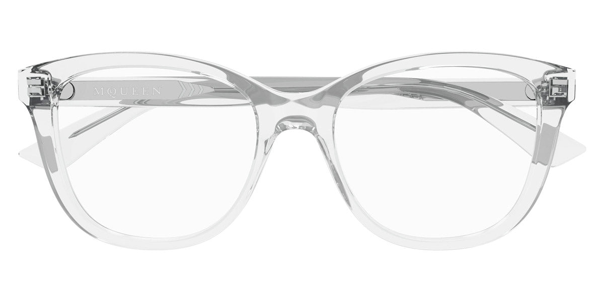 Alexander McQueen® AM0487O AMQ AM0487O 005 54 - 005 Crystal Eyeglasses