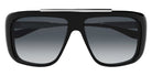 Alexander McQueen® AM0492S AMQ AM0492S 001 60 - 001 Black / Grey Sunglasses