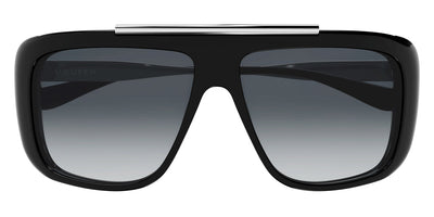 Alexander McQueen® AM0492S AMQ AM0492S 001 60 - 001 Black / Grey Sunglasses