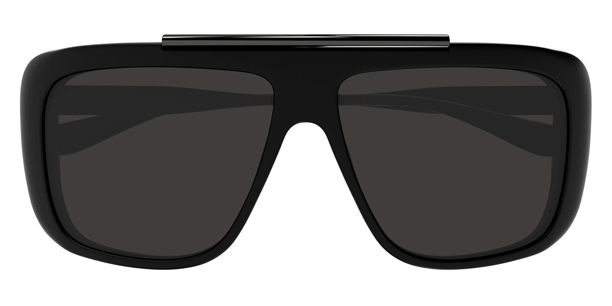 Alexander McQueen® AM0492S AMQ AM0492S 002 60 - 002 Black / Grey Sunglasses