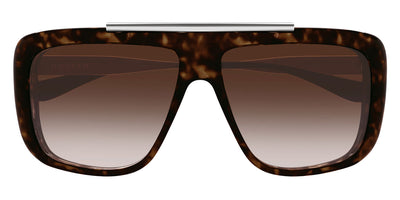 Alexander McQueen® AM0492S AMQ AM0492S 003 60 - 003 Havana / Brown Sunglasses