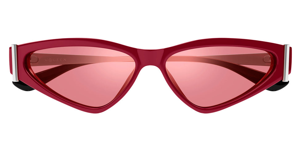 Alexander McQueen® AM0493S AMQ AM0493S 003 57 - 003 Red / Red Sunglasses