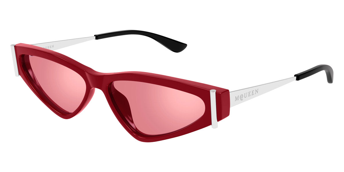 Alexander McQueen® AM0493S AMQ AM0493S 003 57 - 003 Red / Red Sunglasses