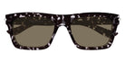 Alexander McQueen® AM0495S AMQ AM0495S 002 55 - 002 Havana / Brown Sunglasses