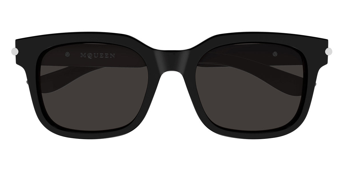 Alexander McQueen® AM0496SA AMQ AM0496SA 001 54 - 001 Black / Grey Sunglasses