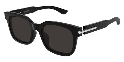 Alexander McQueen® AM0496SA AMQ AM0496SA 001 54 - 001 Black / Grey Sunglasses