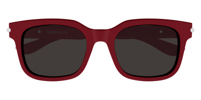Alexander McQueen® AM0496SA AMQ AM0496SA 003 54 - 003 Burgundy / Grey Sunglasses