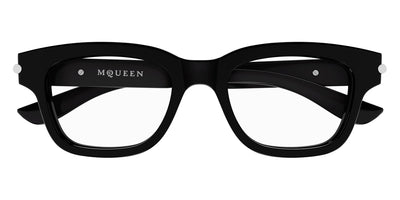 Alexander McQueen® AM0497O AMQ AM0497O 005 52 - 005 Black Eyeglasses