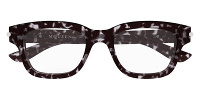 Alexander McQueen® AM0497O AMQ AM0497O 006 52 - 006 Havana Eyeglasses