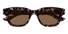 Alexander McQueen® AM0497S AMQ AM0497S 002 51 - 002 Havana / Brown Sunglasses