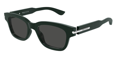 Alexander McQueen® AM0497S AMQ AM0497S 003 51 - 004 Green / Grey Sunglasses