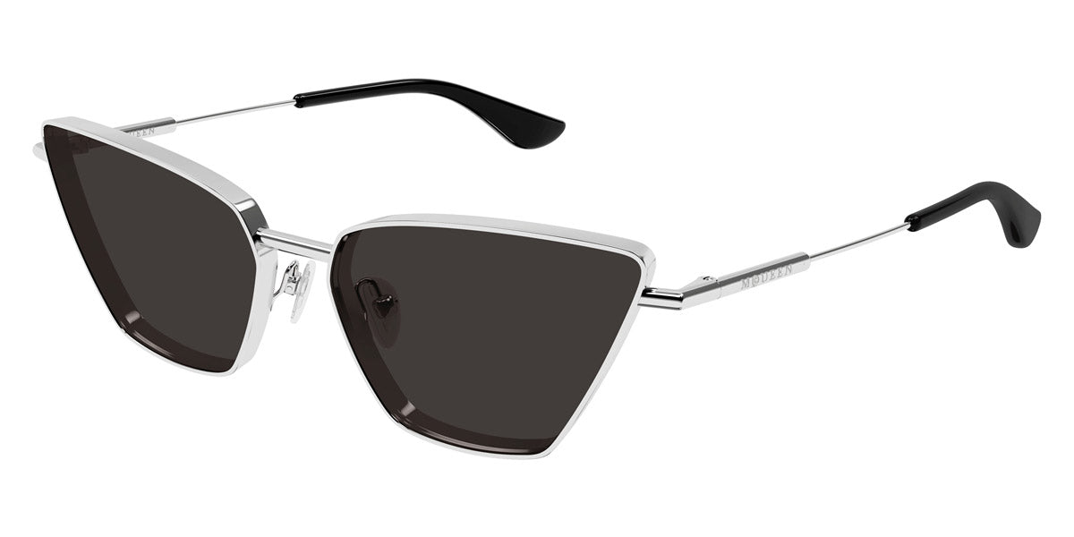 Alexander McQueen® AM0501S AMQ AM0501S 001 58 - 001 Silver / Grey Sunglasses