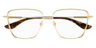 Alexander McQueen® AM0503O AMQ AM0503O 002 55 - 002 Gold Eyeglasses