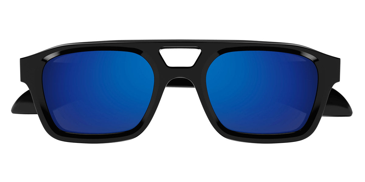 Alexander McQueen® AM0505S AMQ AM0505S 003 52 - 003 Black / Blue Sunglasses