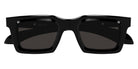 Alexander McQueen® AM0506S AMQ AM0506S 001 50 - 001 Black / Grey Sunglasses