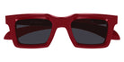 Alexander McQueen® AM0506S AMQ AM0506S 003 50 - 003 Red / Grey Sunglasses
