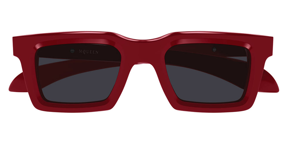 Alexander McQueen® AM0506S AMQ AM0506S 003 50 - 003 Red / Grey Sunglasses