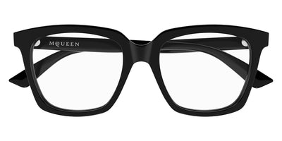 Alexander McQueen® AM0513O AMQ AM0513O 001 53 - 001 Black Eyeglasses