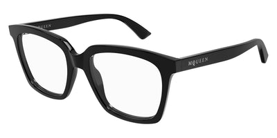 Alexander McQueen® AM0513O AMQ AM0513O 001 53 - 001 Black Eyeglasses