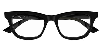 Alexander McQueen® AM0515O AMQ AM0513O 007 52 - 007 Black Eyeglasses