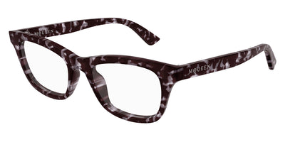 Alexander McQueen® AM0515O AMQ AM0513O 008 52 - 008 Havana Eyeglasses