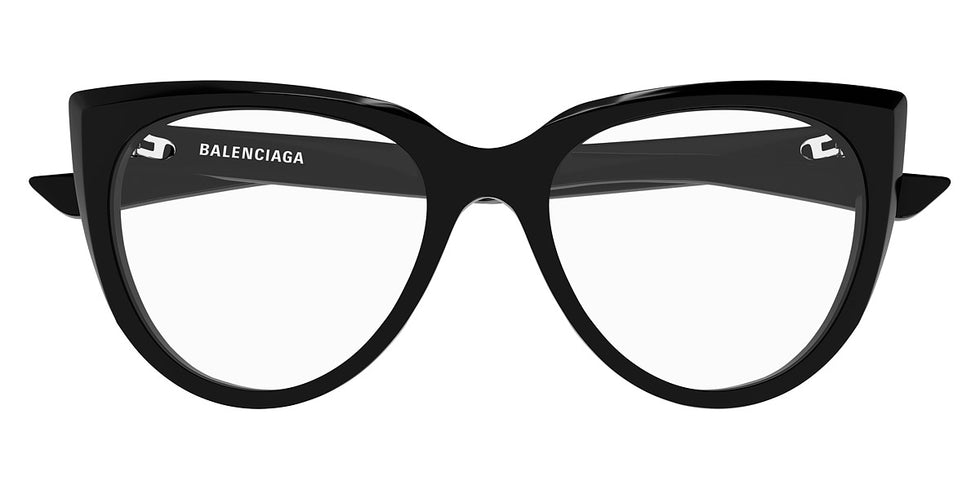 Balenciaga® BB0218O BB0218O 001 53 - Black Eyeglasses