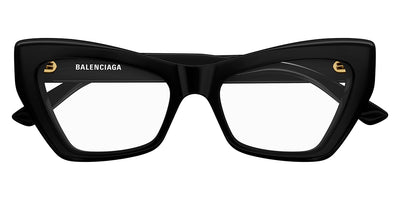 Balenciaga® BB0296O BB0296O 001 53 - Black Eyeglasses