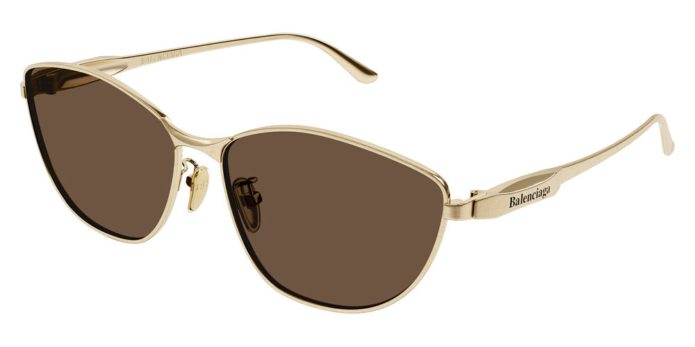 Balenciaga® BB0358SK BAL BB0358SK 003 62 - 003 Gold / Brown Sunglasses