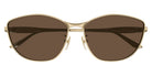 Balenciaga® BB0358SK BAL BB0358SK 003 62 - 003 Gold / Brown Sunglasses